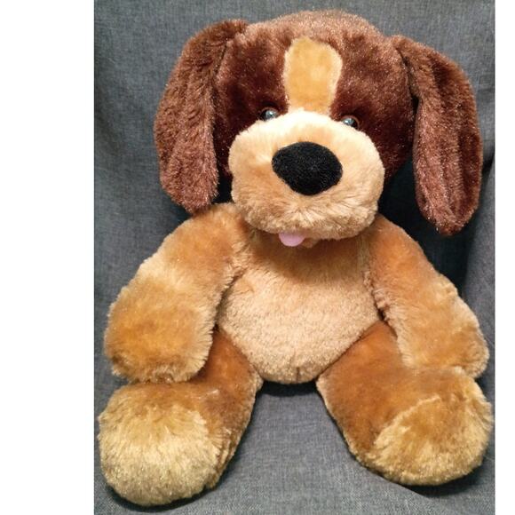 Build A Bear Chocolate Lab Plush Puppy 2013 9" - Picture 1 of 8